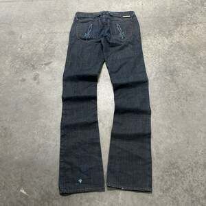 J & Company Jeans Size 27 Dark Wash Bootcut Denim Pants Y2K